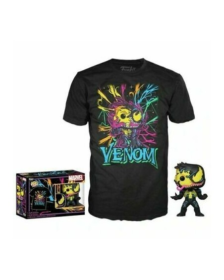 Tee Box Marvel: Venom - Eddie Brock - XL - Special Edition BlackLight