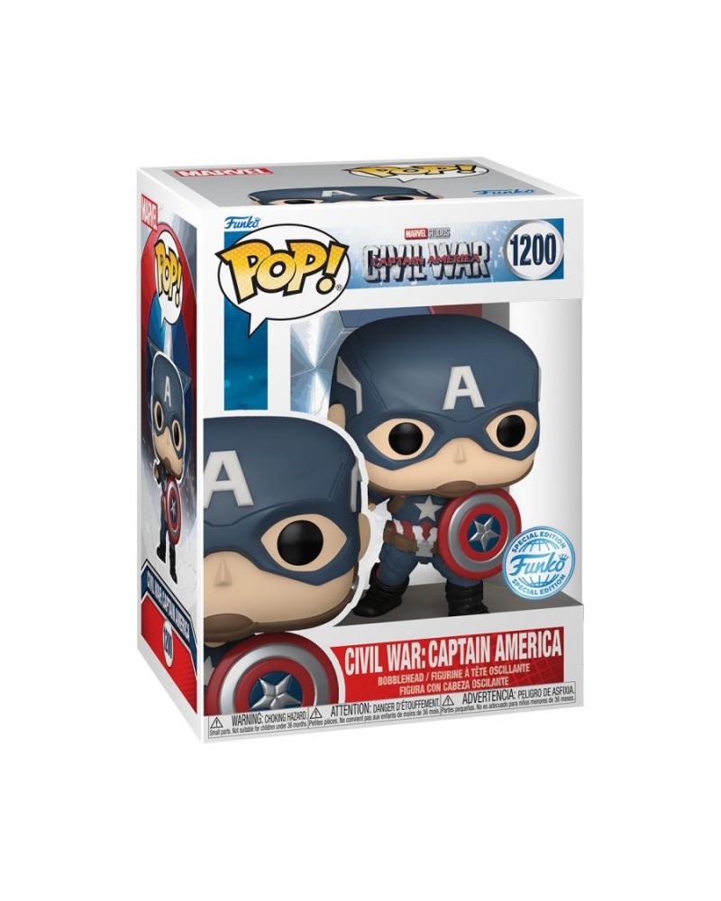 Marvel Civil War - 1200 Captain America With Shield - Special Edition