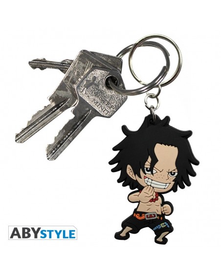 ONE PIECE - Keychain PVC Ace SD