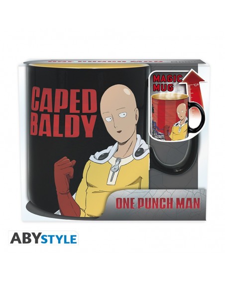 One Punch Man - Mug Heat Change - 460 ml - Saitama & Garou