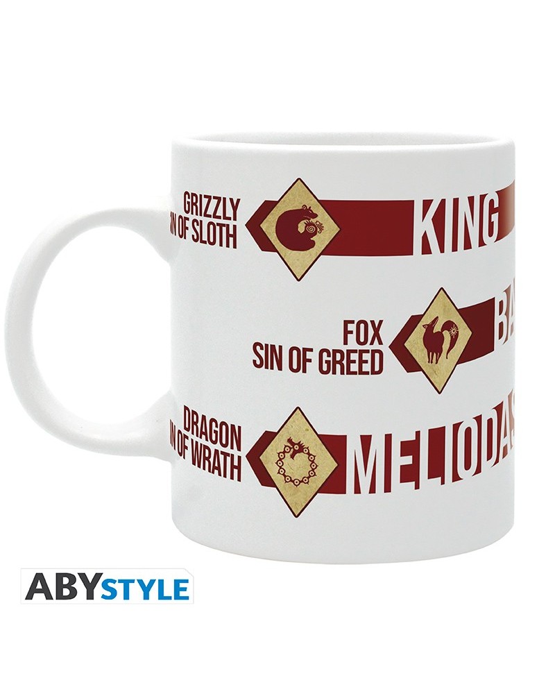 THE SEVEN DEADLY SINS - Mug - 320 ml - Meliodas,Ban,King