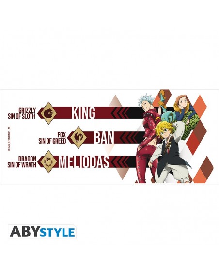 THE SEVEN DEADLY SINS - Mug - 320 ml - Meliodas,Ban,King