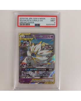 Pokemon PSA 9 Solgaleo e Lunala GX 020/049 RR Dream League Japanese