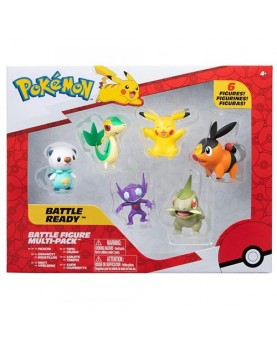Pokemon Battle Figure Multi-Pack Battle Ready 6pz 5cm