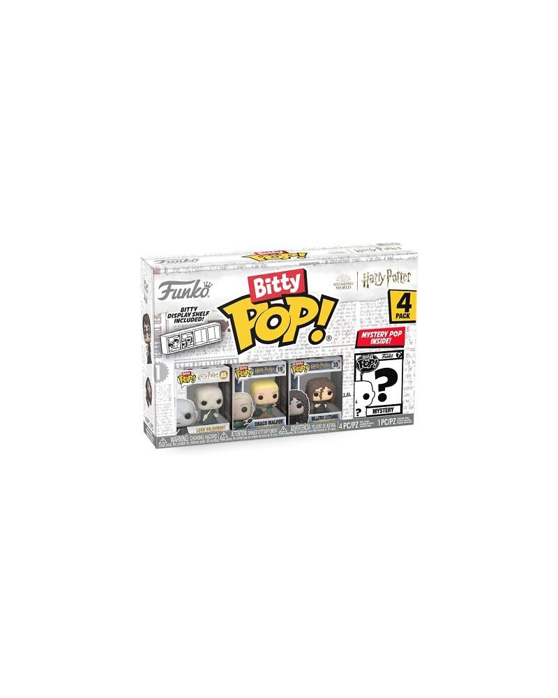 Funko Bitty - 4 Pack Harry Potter Voldemort - Draco - Bellatrix