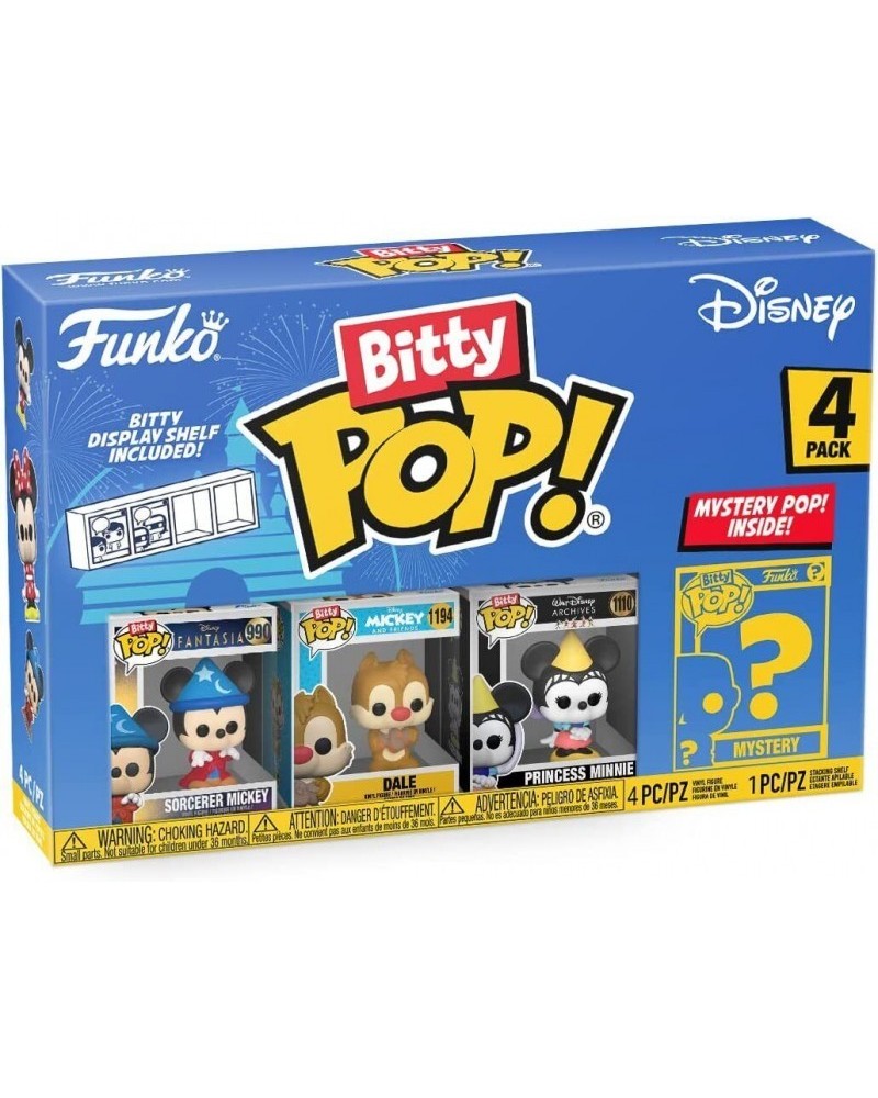 Funko Bitty - 4 Pack Disney Mickey Sorcerer- Dale- Princess Minnie