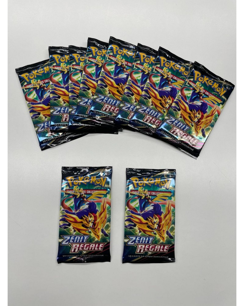 10x Pokemon Zenit Regale Bustina Singola - ITA