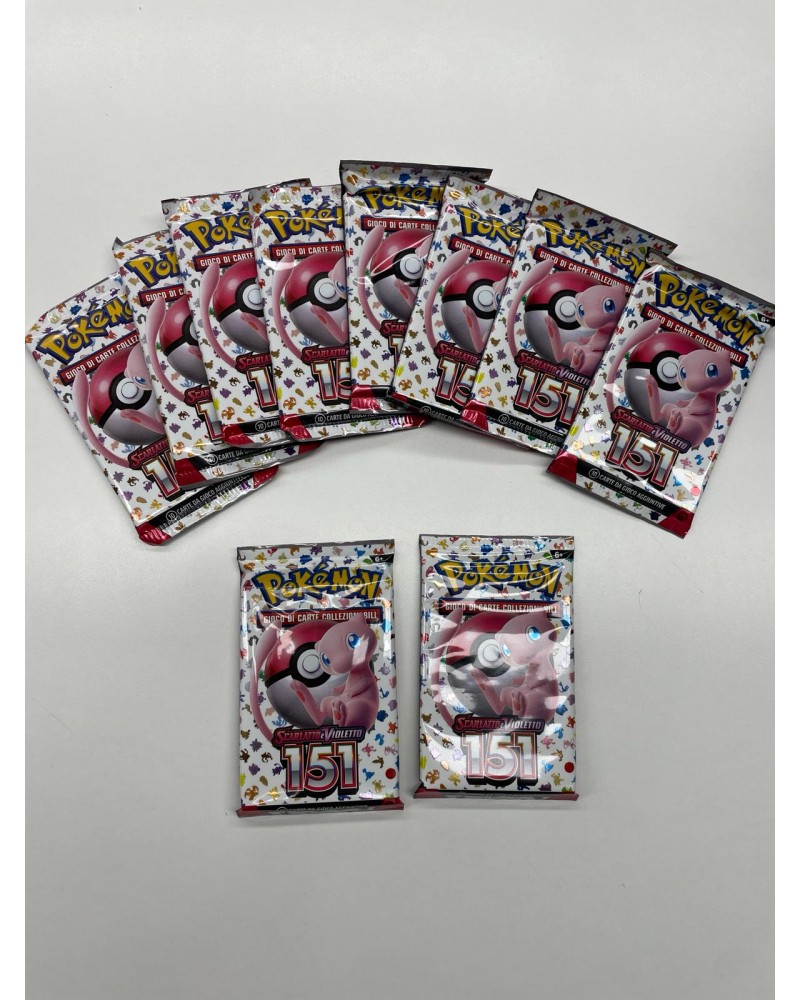 10x Pokemon S&V 151 Bustina Singola - ITA