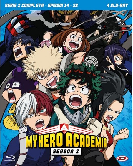 My Hero Academia. Stagione 2. The Complete Series (Eps. 14-38) (4 Blu-ray)