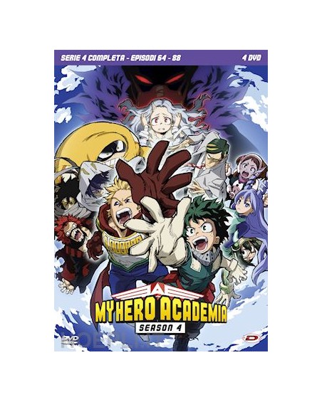 My Hero Academia - Stagione 04 The Complete Series (Ep 64-88+2 Oav-4 Dvd)