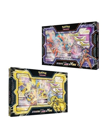 PROMO 2 SET: Pokemon Collezione Zeraora V-Max e Deoxys V-Max