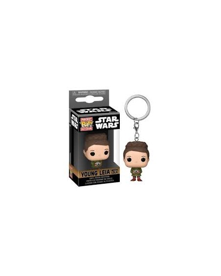 Star Wars - Young Leia - Funko Pop Portachiavi