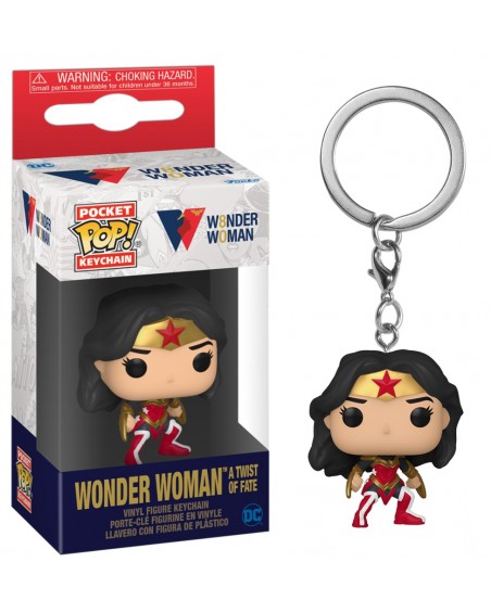 Wonder Woman 80th Anniversary - A Twist Of Fate - Funko Pop Portachiavi
