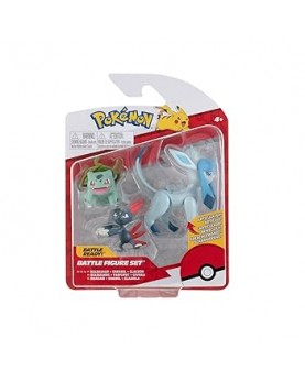 Pokémon: Battle Figure - Bulbasaur, Sneasel & Glaceon Mini Figure