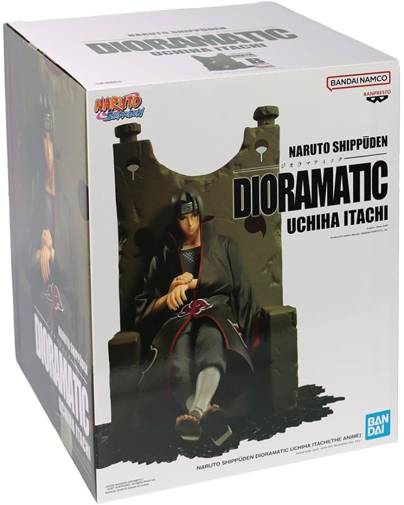Naruto Shippuden Dioramatic: Uchiha Itachi - The Anime Figura 17cm Banpresto