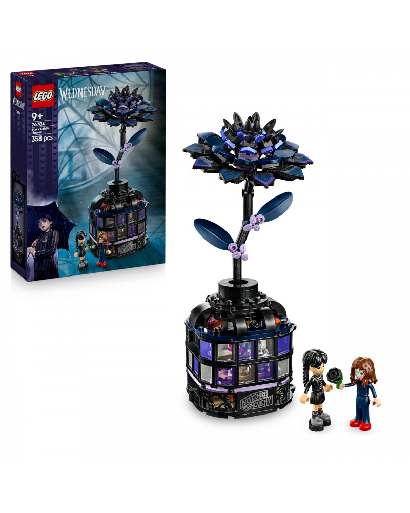 Lego Wednesday Fiore di Dalia Nero - 76784