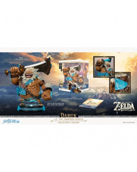 Nintendo: First 4 Figures - The Legend Of Zelda - Breath Of The Wild - Daruk Pvc Statue Collector'S Edition