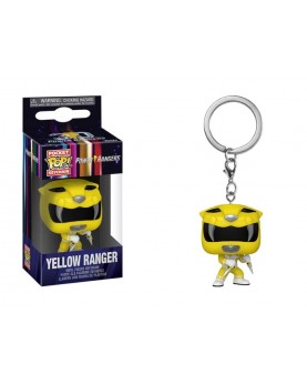 Power Rangers - Yellow Ranger - Funko Pop Portachiavi