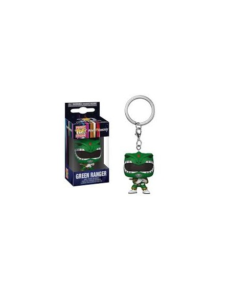 Power Rangers - Green Ranger - Funko Pop Portachiavi