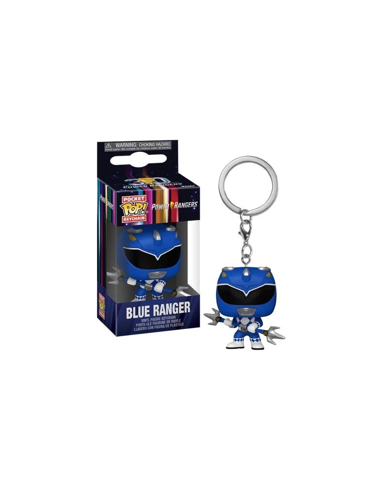 Power Rangers - Blue Ranger - Funko Pop Portachiavi