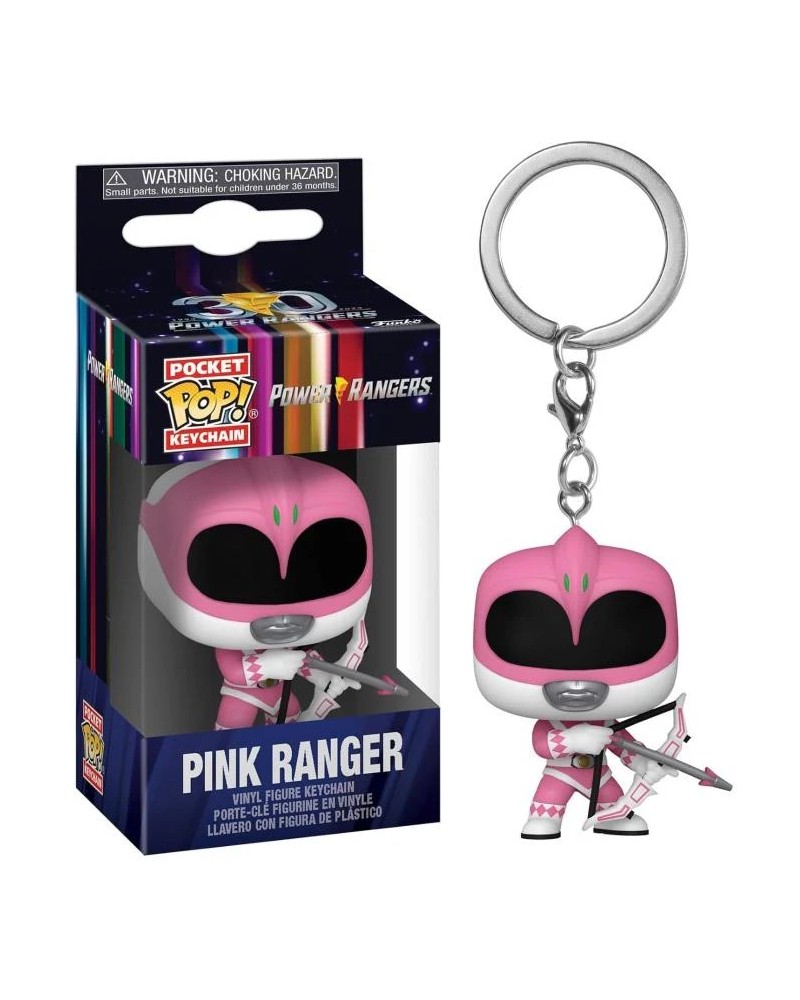 Power Rangers - Pink Ranger - Funko Pop Portachiavi