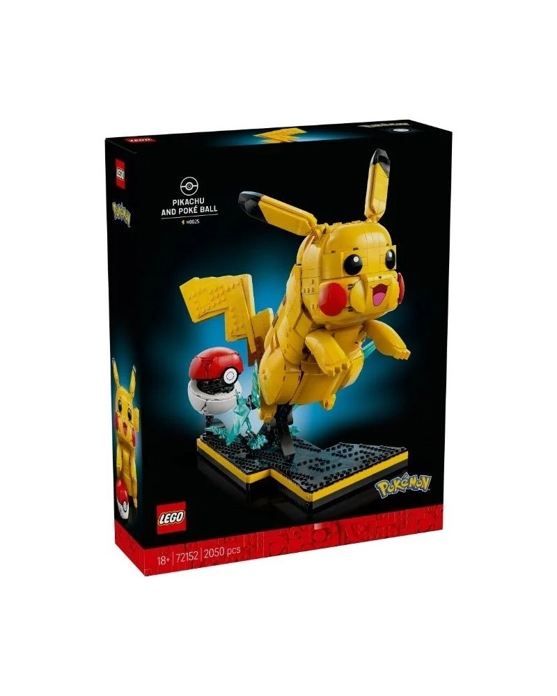 Lego Pokemon Pikachu e Poke Ball - 72152