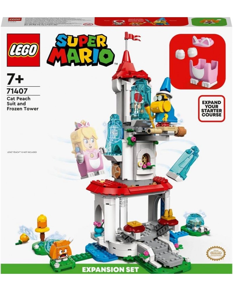 Lego Super Mario Costume di Peach gatto e Torre ghiacciata - 71407