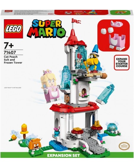 Lego Super Mario Costume di Peach gatto e Torre ghiacciata - 71407