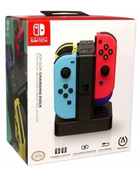Nintendo Switch - Base di Ricarica per 4 Joy-Con