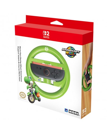 Nintendo Switch 2 - Volante JoyCon Mario Kart Racing Wheel Attachment Yoshi