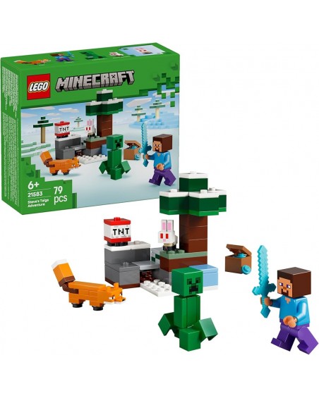 Lego Minecraft Avventura di Steve nella taiga - 21583