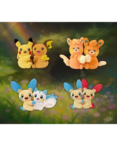 POKEMON - Cheek Nuzzling Plush Gift Set - CHN