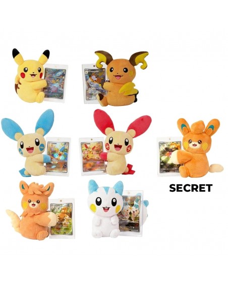 POKEMON - Cheek Nuzzling Plush Gift Set - CHN
