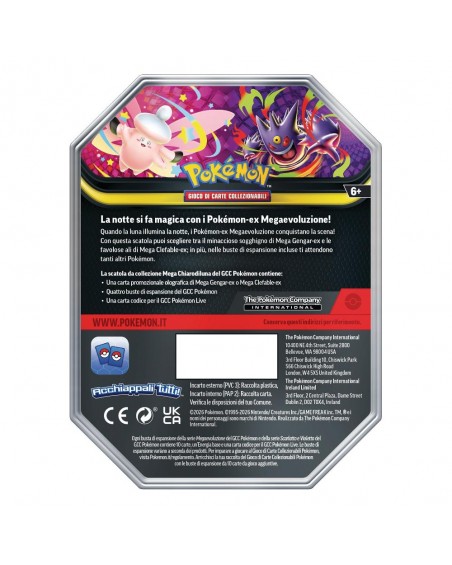 Pokemon Tin - Mega Chiarodiluna ITA
