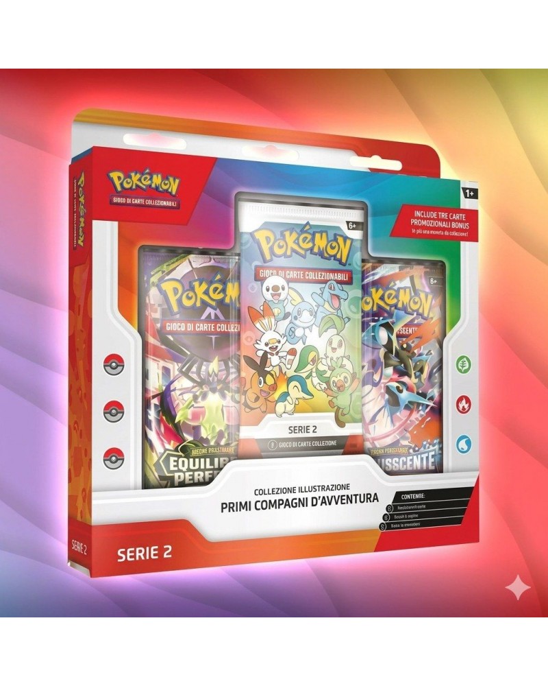 POKEMON - Collezione Illustrazione Primi Compagni di Avventura Serie 2 - ITA