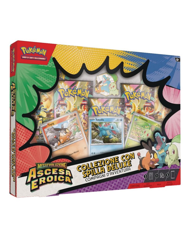 POKEMON Collezione Compagni d'Avventura Megaevoluzione Ascesa Eroica ITA