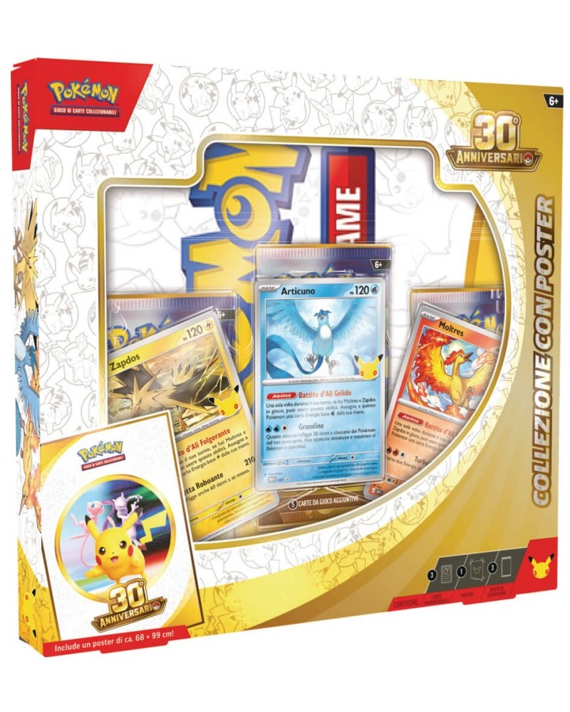 Pokemon 30Th - Collezione con Poster IT