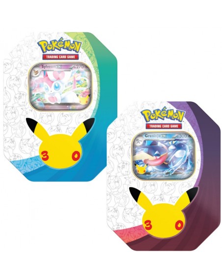 Pokemon 30Th - Tin da Collezione Sylveon-ex e Greninja-ex - IT