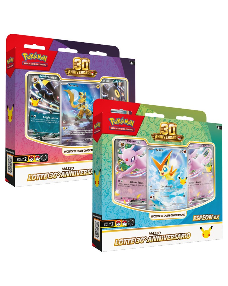 Pokemon 30Th - Mazzo Lotte Umbreon ex e Espeon-e IT