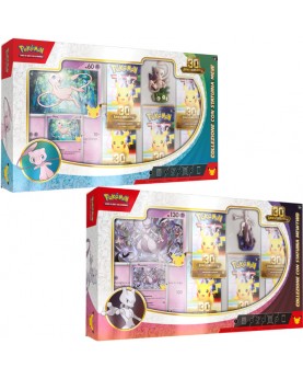 Pokemon 30Th - Collezione con Statuina Mew e Mewtwo IT