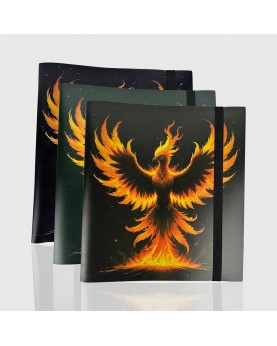 PHOENIX SHIELD Album Flex Toploader 9 Pockets / 12 Pages Phoenix Mix Color