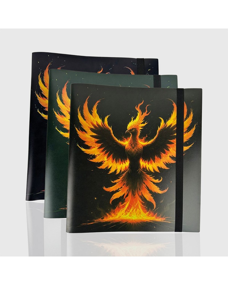 PHOENIX SHIELD Album Flex Toploader 9 Pockets / 12 Pages Phoenix Mix Color