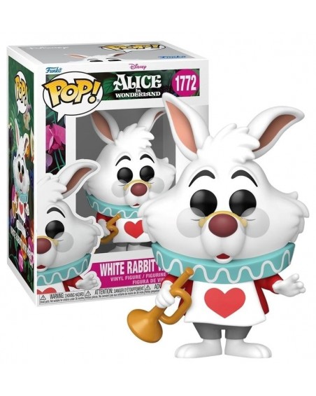 Alice In Wonderland - 1772 White Rabbit With Horn