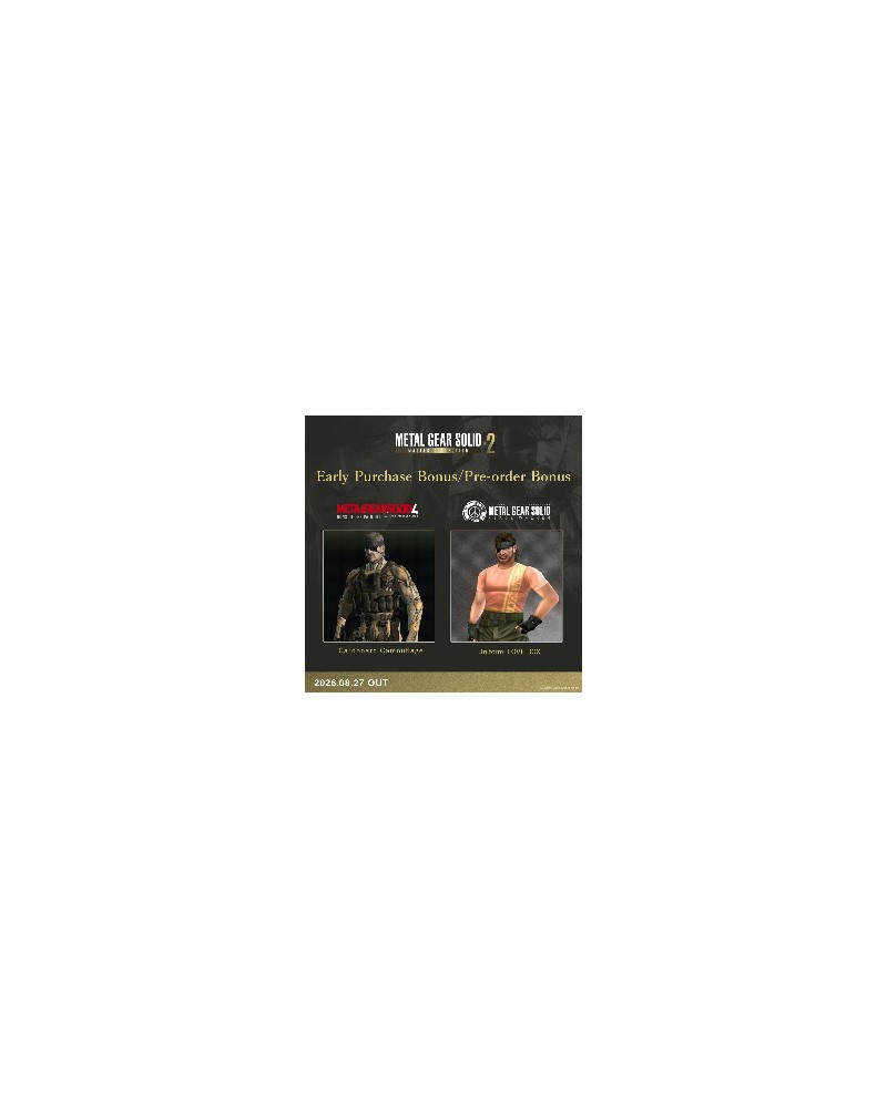 Metal Gear Solid: Master Collection Volume 2 – Day One Edition - Switch 2