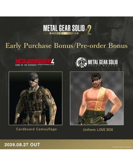 Metal Gear Solid: Master Collection Volume 2 – Day One Edition - Switch