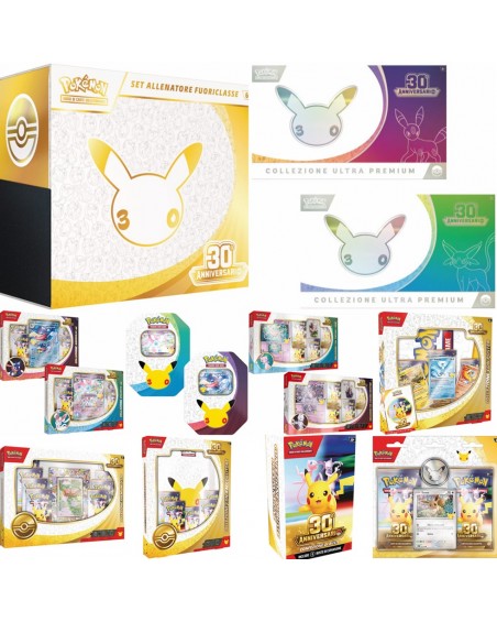 Pokemon 30Th Anniversario - Ultra Mega Bundle - PRENOTAZIONE
