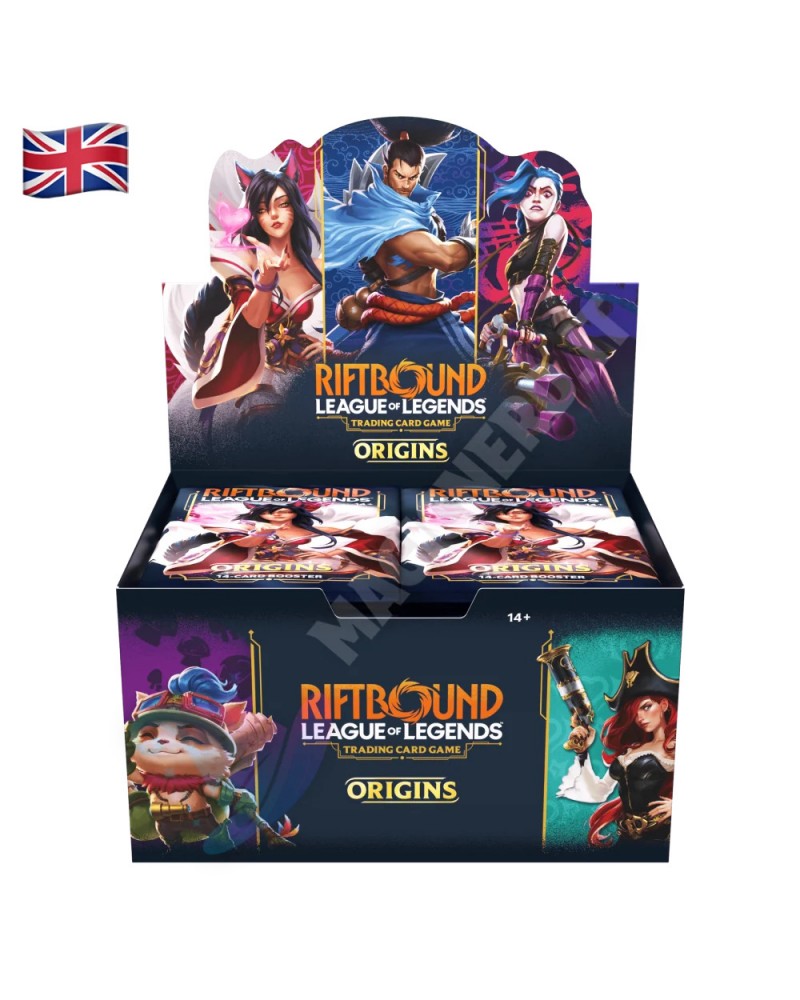 Riftbound League of Legends Origins Booster Box 24 Buste - ENG