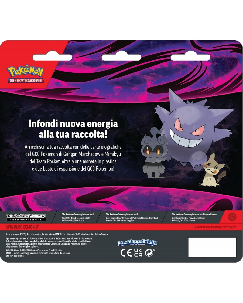 Pokemon Blister 2 Bustine Gengar 2026