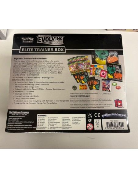 Elite Trainer Box Evolving Skies INGLESE (2)