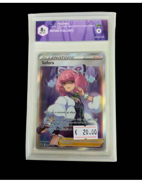 Pokemon Graad 8.5 Sofora Full Art SWSH302